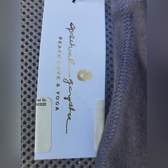 SPIRITUAL Gangster Light Surplice Back Swing Tank Womens Large - Picture 8 of 11